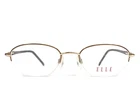 Elle Eyeglasses Frames EL18525 Color-lb Bronze Light Brown Gold Oval 49-19-135 New. Price: $50.43.