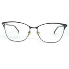 Carolina Herrera VHE192K 0E60 Eyeglasses Burgundy Silver Cat Frame 55-15-140 Pre-owned. Price: $48.73.