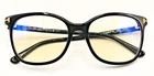 Tom Ford Eyeglasses Frames TF6089-B 001 Black Square Blue Light Block 54-18-140 New. Price: $204.88.