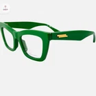 New Bottega Veneta BV1215O Eyeglasses Frame Green Gold 50-19-145 Italy Cat Full. Price: $159.00.