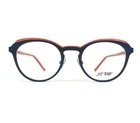 Rey Eyeglasses Frames JF2791 2560 Brushed Blue Orange Matte Round 48-20-143 New. Price: $299.99.