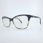 Vera Wang V915 Tortoise Shell Cat Eyeglass Frames Brown Navy Cream 52-15-135 Pre-owned. Price: $49.98.
