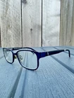 Ralph Lauren Polo 8032 481 Blue Metal Logo Eyeglasses Frames Only 46 15-125 Pre-owned. Price: $24.99.