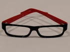 Polo Ralph Lauren 2058 5245 54/15/140 Eyeglasses Frames Only Red And Black Pre-owned. Price: $29.95.