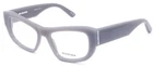 New Balenciaga Bb 0303O 003 Polished Grey Authentic Eyeglasses Frame 53-17. Price: $180.00.