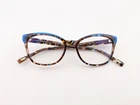Kliik Denmark Eyeglasses, Frames Only, 624 561, 49-17-140, Plastic, Brown/blue Pre-owned. Price: $49.99.