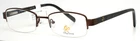 Oleg Cassini OCO341 200 Dark Brown Womens Rectangle Eyeglasses 50-20-135 B:30 New. Price: $24.99.