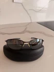 Oakley Whisker 12-849 Polarized Sunglasses Pewter Frame Pre-owned. Price: $155.00.