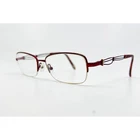 Charmant Eyeglass Frames Womens Red Metal Semi Rimless 50-18-135 Pre-owned. Price: $39.99.