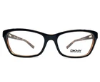 Dkny Eyeglasses Frames DY4649 3639 Shiny Black Brown Cat Full Rim 53-16-140 New. Price: $39.97.