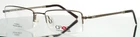 Concept Flex Plus CX7170 Brown Mens Rectangle Half Rim Eyeglasses 52-19-145 New. Price: $24.99.