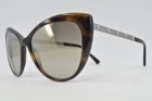 Versace Sunglasses VE4348 52697I Dark Havana, Size 57-17-140 Pre-owned. Price: $108.00.