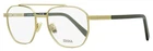 Zegna Geometric Pilot Eyeglasses EZ5285 035 Matte Bronze 53MM New. Price: $139.00.
