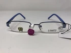 Amato Eyeglasses Frame DK214 Blue 44-16-125 Half Rim Metal I285 New. Price: $39.27.