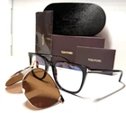 Tom Ford FT5916-B-052 Clip On Eyeglasses 100% Authentic Boutique Display New. Price: $490.17.