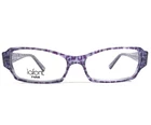 Jean Lafont Eyeglasses Frames Facile 308 Purple Cheetah Print Cat 52-17-142 New. Price: $159.99.