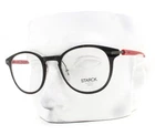 Starck Eyeglasses SH2060T 0005 Polished Black On Matte Red 48MM No Case New. Price: $199.50.