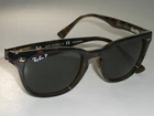 Ray Ban RB4140 710/58 Tortoise Polarized Crystal Sleek Wayfarer Sunglasses Mint Pre-owned. Price: $239.99.