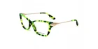 Alexander Mcqueen 0014 Lime Havana Gold 54/14/135 Woman Eyewear Frame New. Price: $74.00.