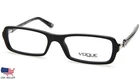 New Vogue W44 Black Eyeglasses Frame 50-16-130 B27MM. Price: $84.50.