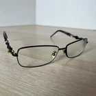 Gucci GG4251 4SI Chain Link Eyeglasses Black Frames Only Read Desc 57-15-130 Pre-owned. Price: $59.46.