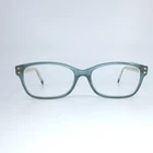 Furla Linda VU4909K Teal Ivory Checkered Rectangular Eyeglasses Frames 52-16-140 Pre-owned. Price: $37.49.