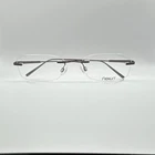 Flexon E1091 Brown Rimless Metal Eyeglass Frames Unisex Adults 53-19-140 New. Price: $39.59.
