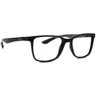 Ray-ban Eyeglasses 8905 5843 Carbon Fiber Black Square Frame 53 18 145 Pre-owned. Price: $179.99.