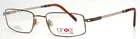 Concept Flex Plus CX7168 Brown Mens Rectangle Eyeglasses 50-18-140 B:28 New. Price: $19.99.