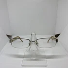 Prada Vpr 64R 1BC 101 Eyeglass Frame 51-18-135 Silver Brown Tortoise Arms Pre-owned. Price: $39.99.