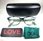 Ogi Evolution 9233/2115 Eyeglasses Frame Made In Japan Blue Green Size 54-16-140 New. Price: $120.00.