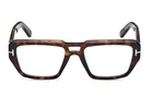 Tom Ford TF6077-B Icon Collection Eyeglasses 052 Havana/blue Light Lenses 54 New. Price: $302.60.