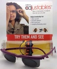 New Adlens Sundials Adjustables Sunglasses Rx Range +3.00 To -6.00 Violet W/grey. Price: $89.99.