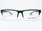 New Dolce & Gabbana DG1236 1183 Mens Green Half-rim Eyeglasses Frames 54/16 140. Price: $153.74.