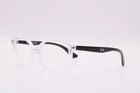 Ray-ban 1598 3541 Clear Black Authentic Frames Eyeglasses 49-16 K1 Pre-owned. Price: $62.40.