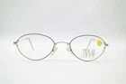Vintage Twill D74 Blue Silver Oval Glasses Eyeglass Frame Nos New. Price: $60.22.