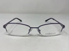 Carolee Cl 1028B Purple 51-17-135 Metal Half Rim Eyeglasses Frame 5360 New. Price: $44.00.