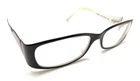 Vogue 2593 1306 Black White Rectangle Eyeglasses Frames 50-15 Design Pre-owned. Price: $79.99.