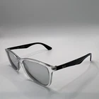 Ray-ban Eyeglasses Frames Only RB7047 5943 Crystal Black Square 56-17-145 Pre-owned. Price: $79.98.
