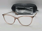 Vogue Eyeglasses Frames 5239 2735 54-16-140 Brown Transparent New. Price: $40.00.