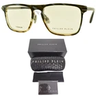 Philipp Plein First Love VPP019 09N3 Striped Gray Optical Frame Eyeglasses New. Price: $129.99.