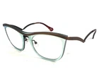 Boz Eyeglasses Frames Esprit 9090 Brown Iridescent Clear Silver 51-19-140 New. Price: $299.99.