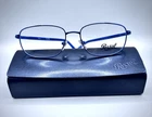 Persol PO1005V 1152 Blue Full Rim Oval Eyeglasses Frame W/ Case 54MM Italy New. Price: $188.09.