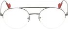 Moncler 5061 008 Gunemtal Round Semi Rimless Metal Eyeglasses Frame 51-20-145 New. Price: $183.60.