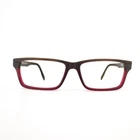 Maui Jim MJO2120-25D Brown Red Rectangle Eyeglasses Frames 57-17-145 Italy New. Price: $68.20.