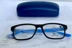 New Lacoste L3803B 001 Black Blue Authentic Frames Eyeglasses 51-15-135 W/ Case. Price: $59.95.