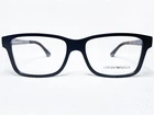 New Emporio Armani EA3018 5042 Men's Black Rectangle Eyeglasses Frames 53/16 145. Price: $131.39.
