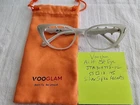 Vooglam If Cat Eye Silver Sunglass Frame JTA304778-02 55 18 145--SPIKES! Pre-owned. Price: $35.95.