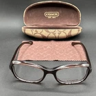 Coach Hc 6097 5430 Eyeglasses Frame Brown 52-18-135 Display W/ Case New. Price: $52.95.