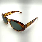 Gucci GG2400/N/S Sunglasses Tortoiseshell Pattern Oval Black Brown 903 Pre-owned. Price: $145.00.